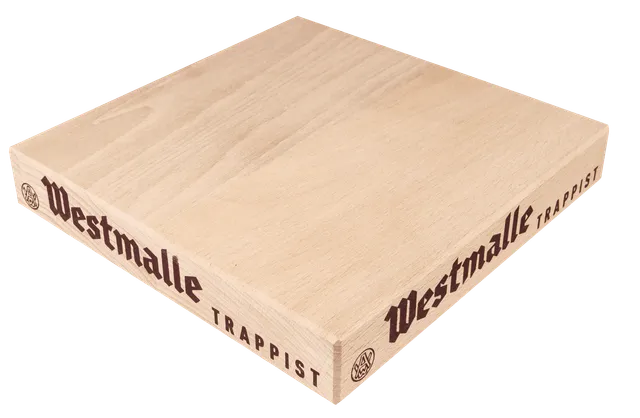 Westmalle planche fromage bois hêtre 17,5 cm