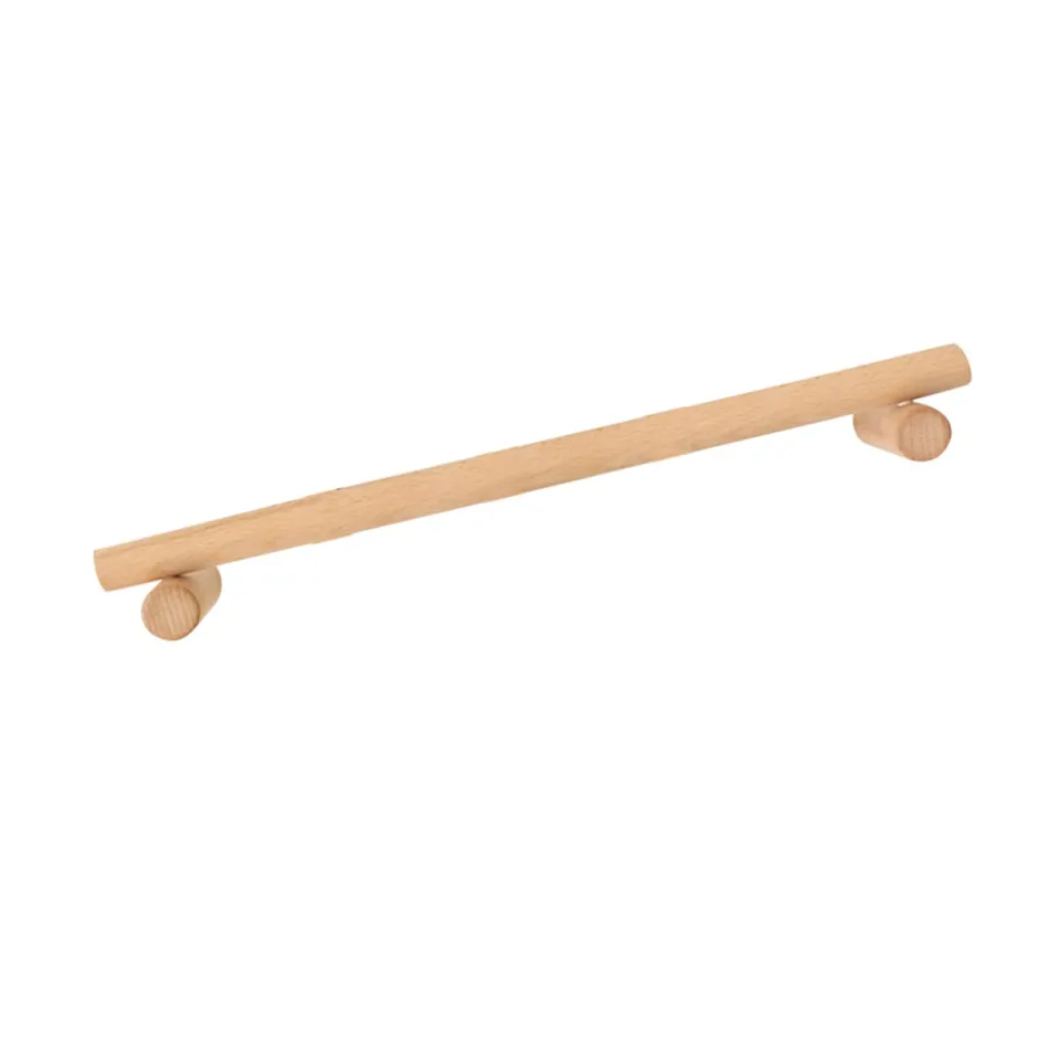 Alipis porte-serviettes mural bois 30 cm kaki