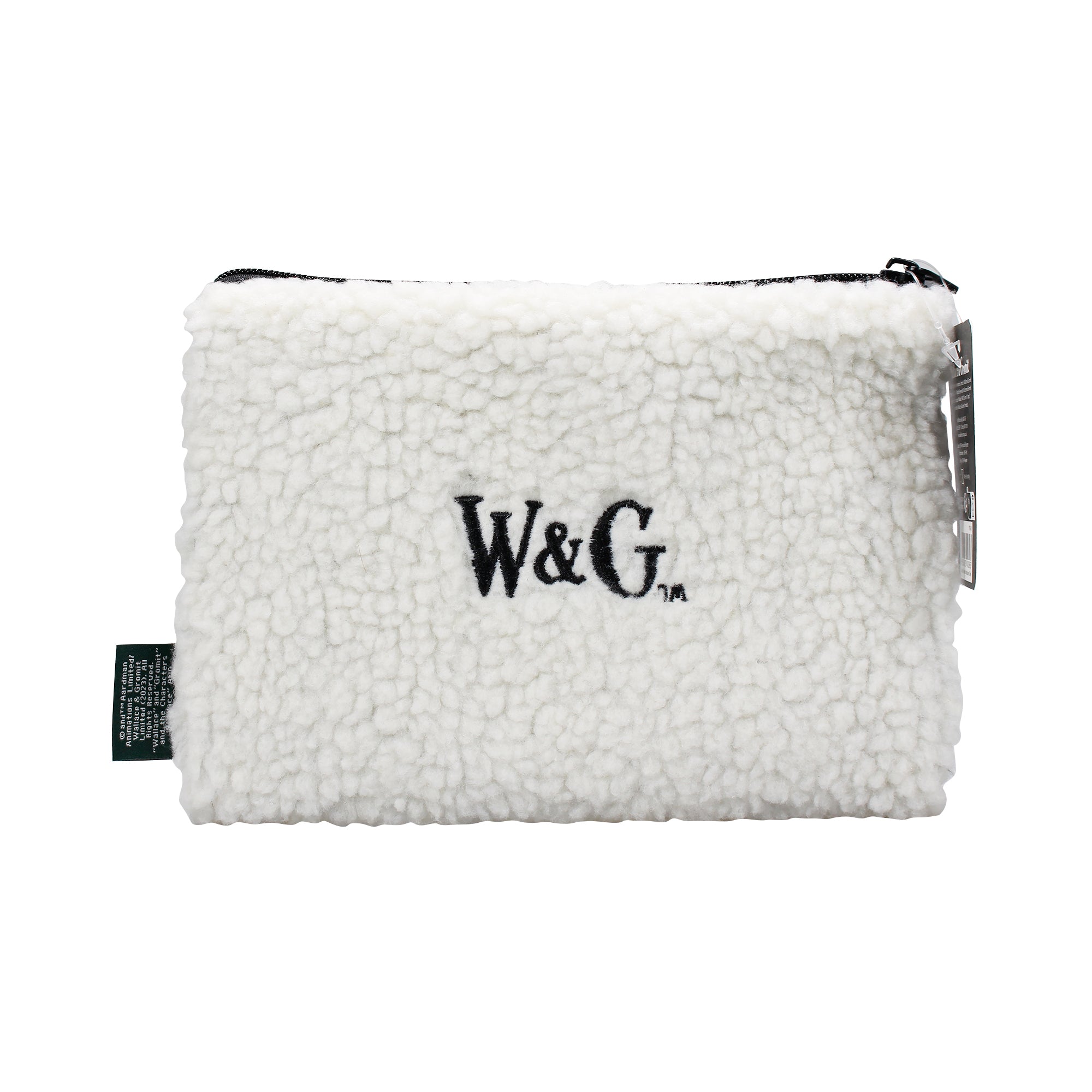 Wallace & Gromit Shaun pochette peluche 16x24 cm