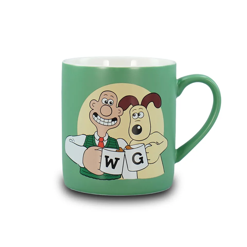 Wallace & Gromit mug Wallace 37 cl vert céramique