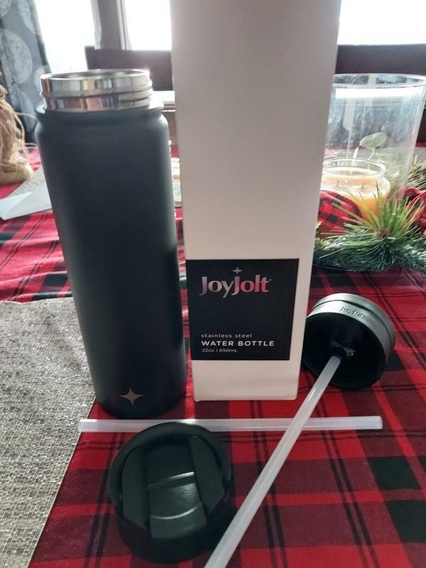 JoyJolt Gourde isotherme inox 67 cl paille isotherme
