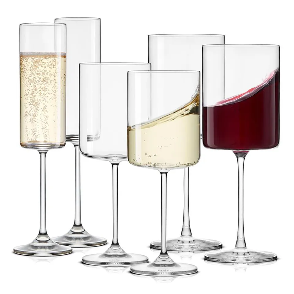JoyJolt Claire verres vin coffret