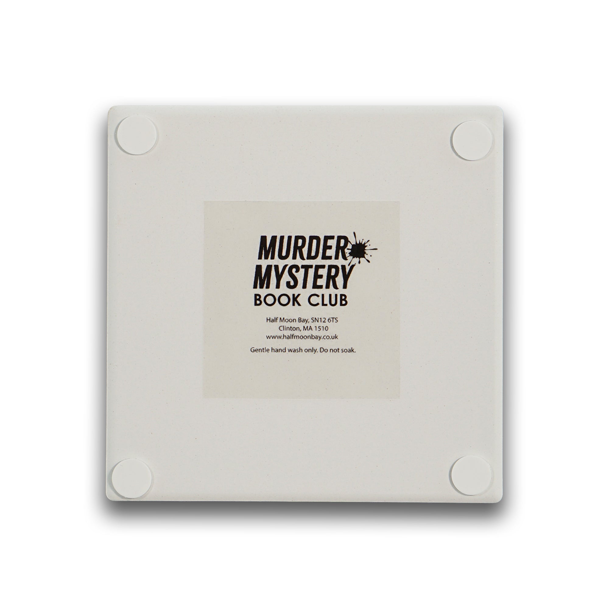 Pulteney Press Murder Mystery sous-verre céramique rouge