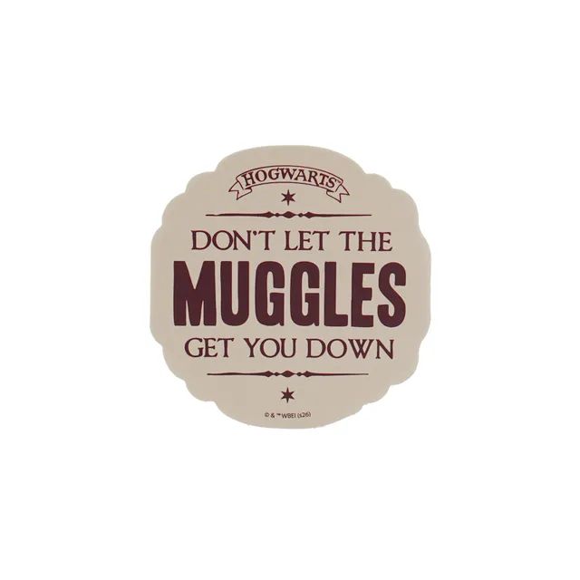 HMB Harry Potter VSHP04 sticker vinyle blanc 7,5 cm