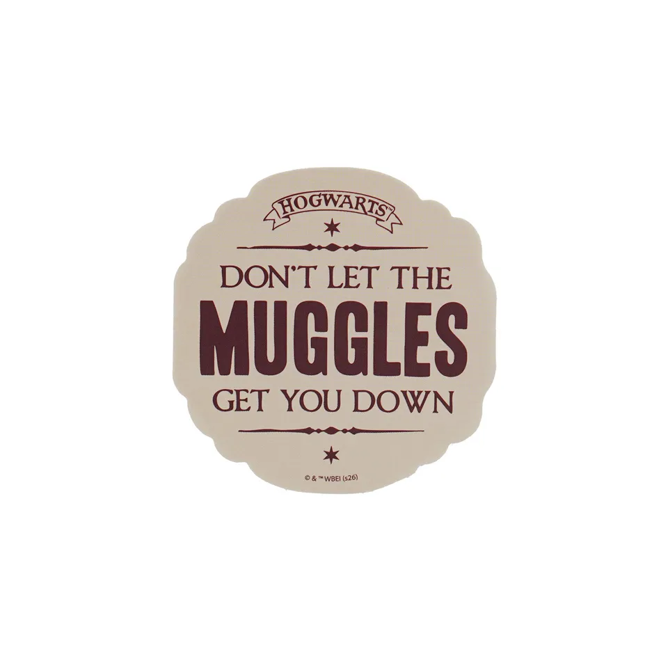 HMB Harry Potter VSHP04 sticker vinyle blanc 7,5 cm