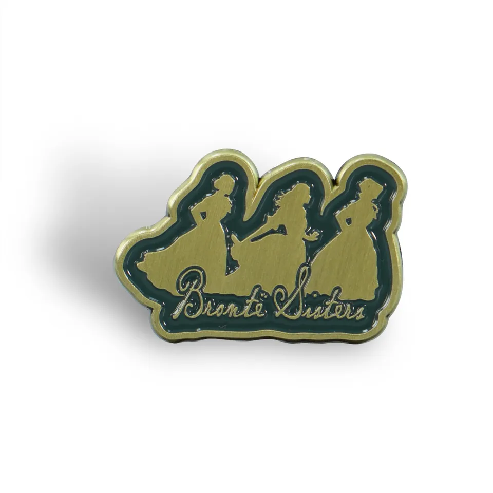 HMB Bronte Sisters pin's badge émail vert
