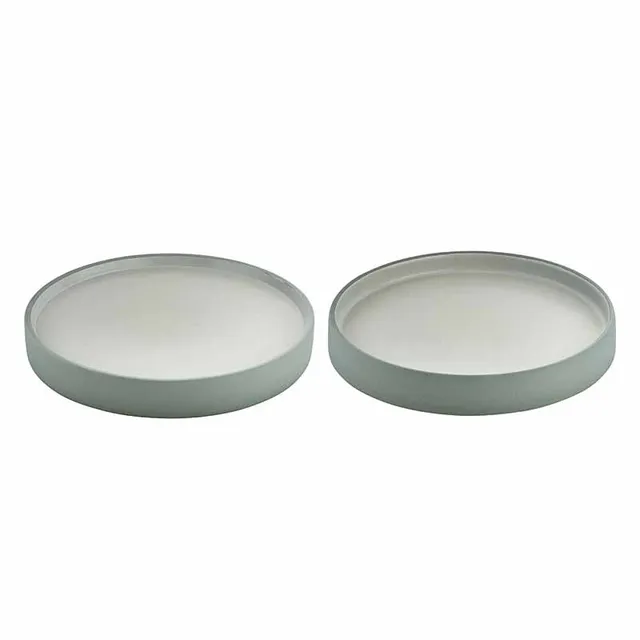 Artis 2in1 assiette basse grise blanche 21 cm