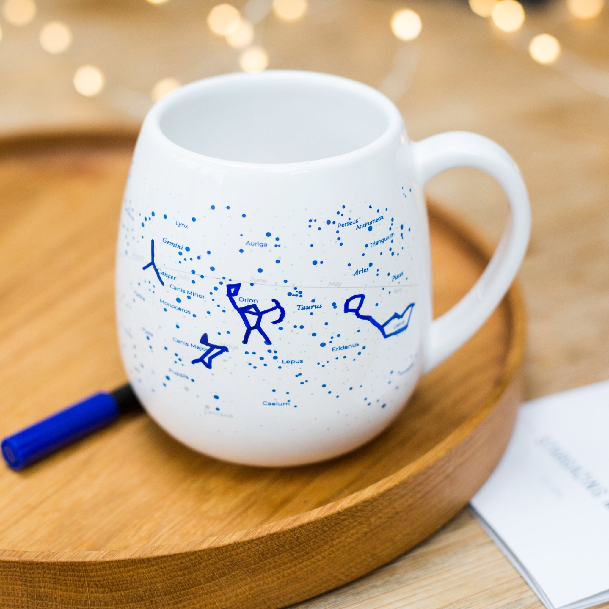 Trouvaille Global Stargazing mug à colorier + feutre