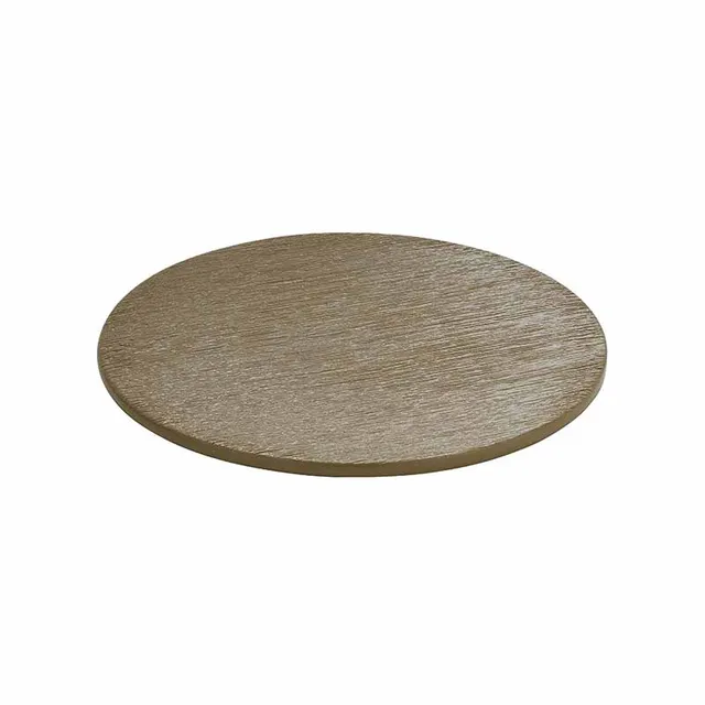Artis Brush Cream assiette ronde plateau 25 cm