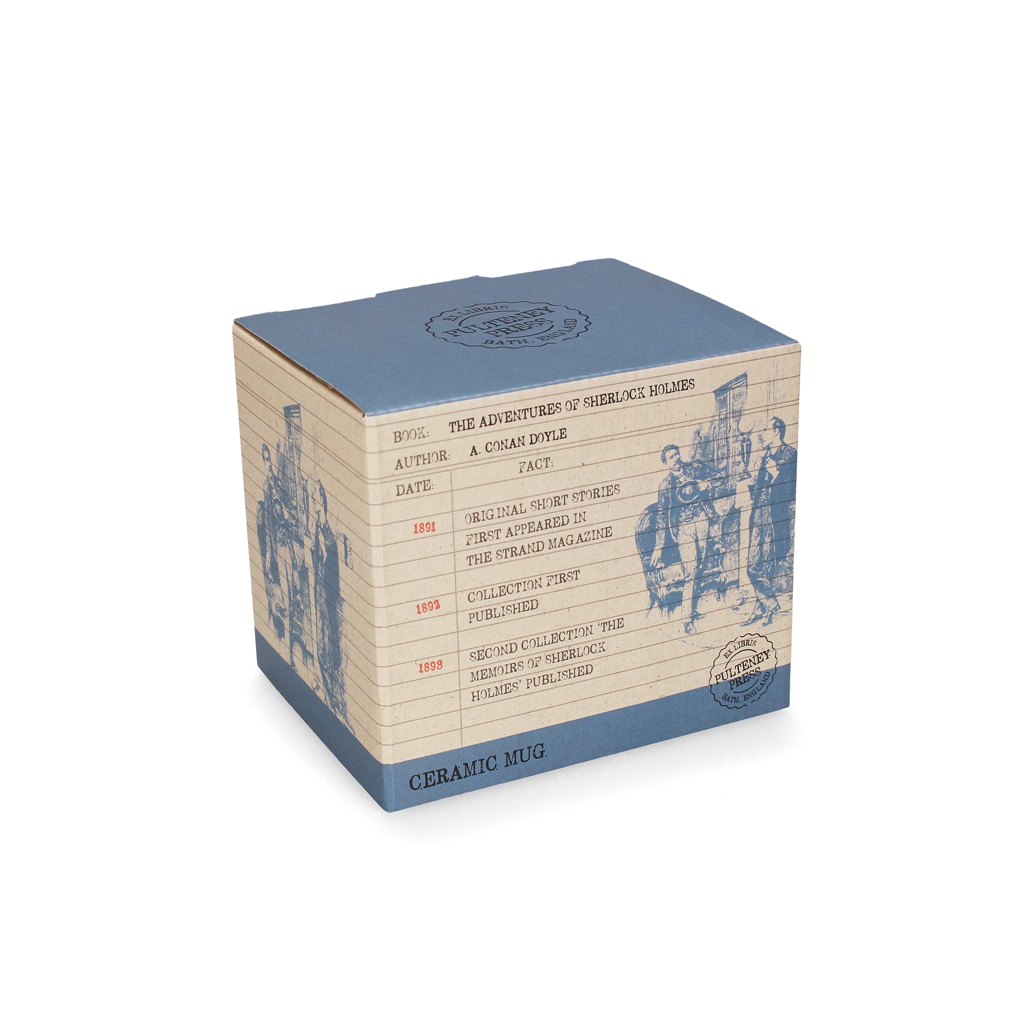 HMB Pulteney Press Sherlock Holmes mug 31 cl coffret