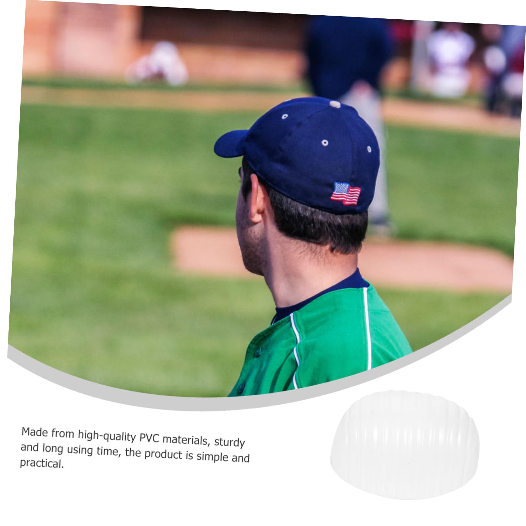 Alipis support casquette baseball PVC transparent lot de 20