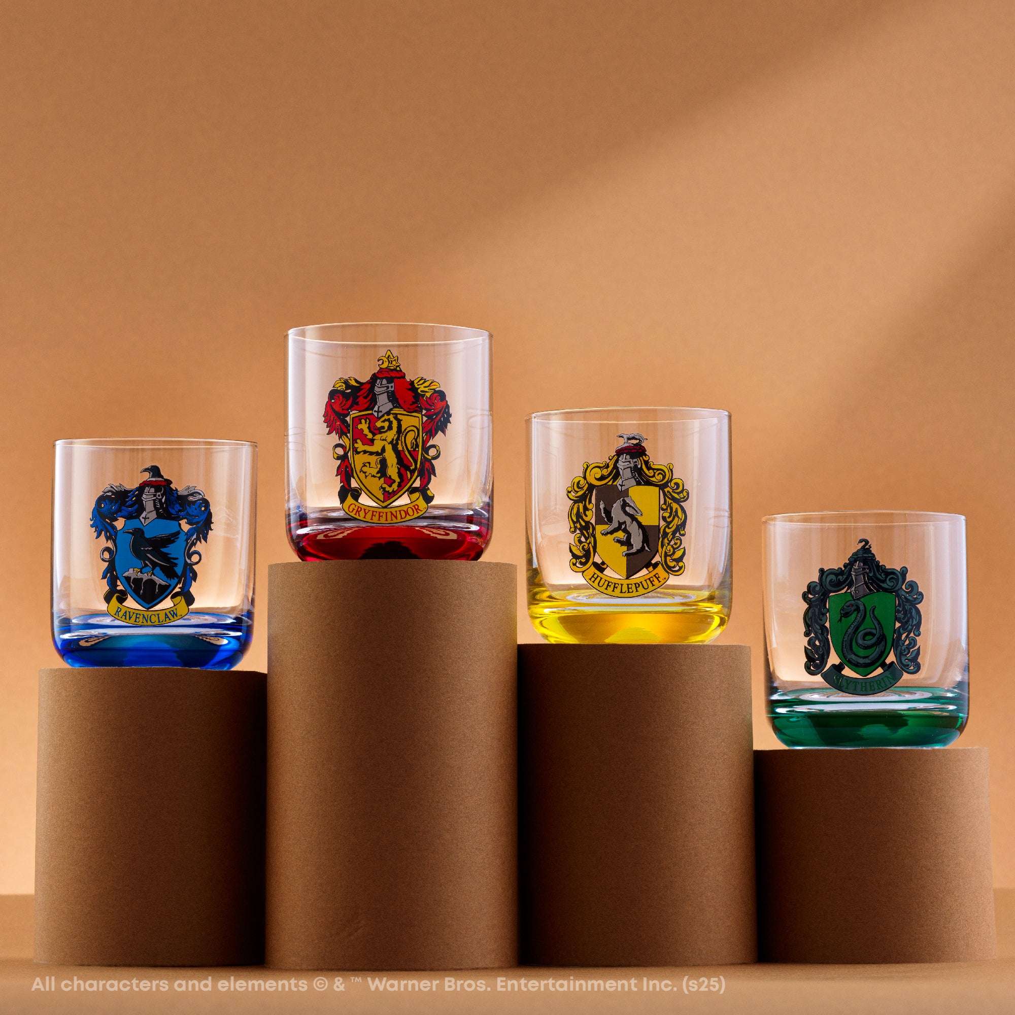 JoyJolt Harry Potter House Pride petits verres lot 4 30 cl