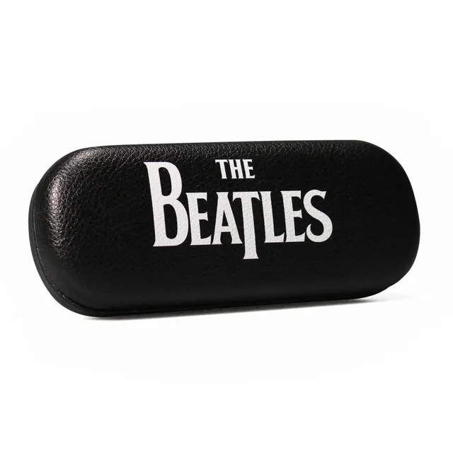 The Beatles Logo étui à lunettes rigide noir