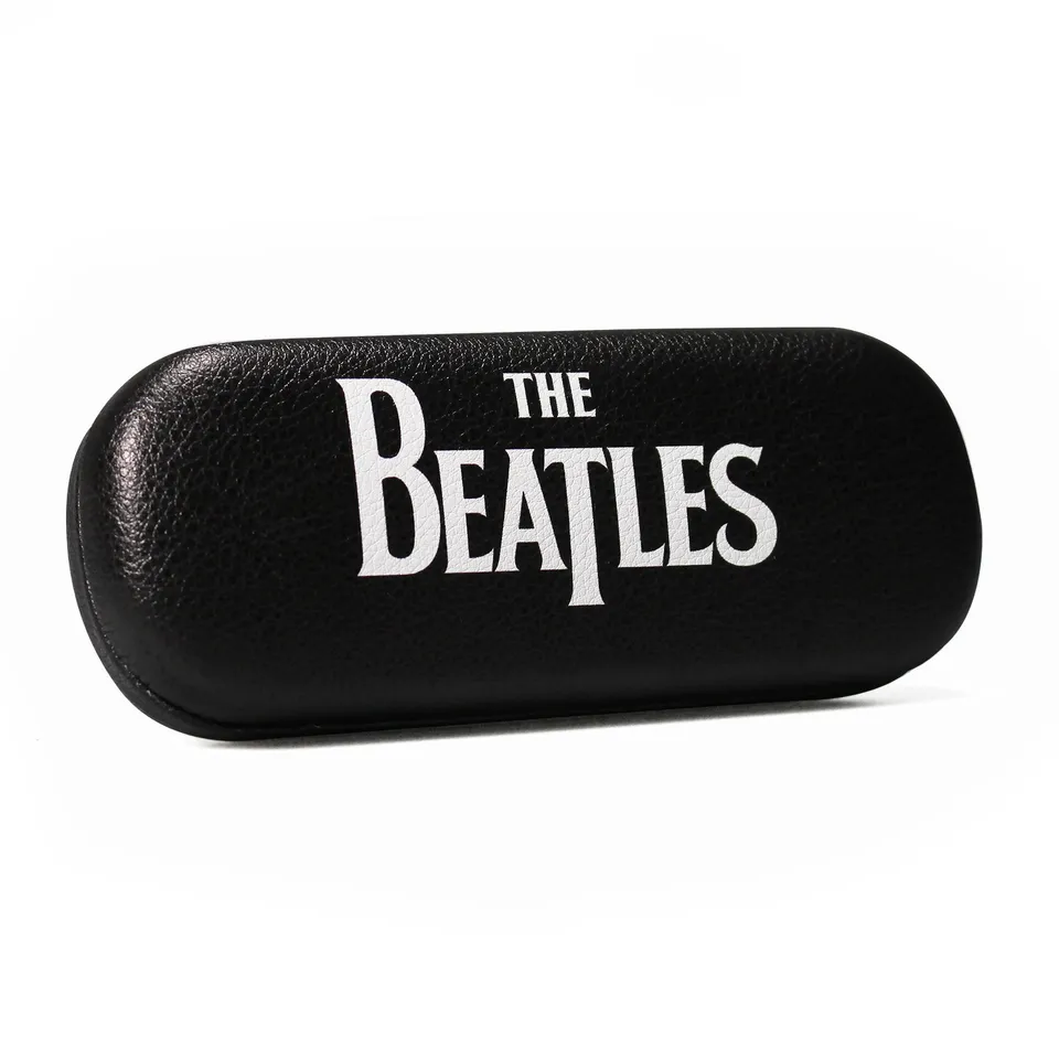 The Beatles Logo étui à lunettes rigide noir