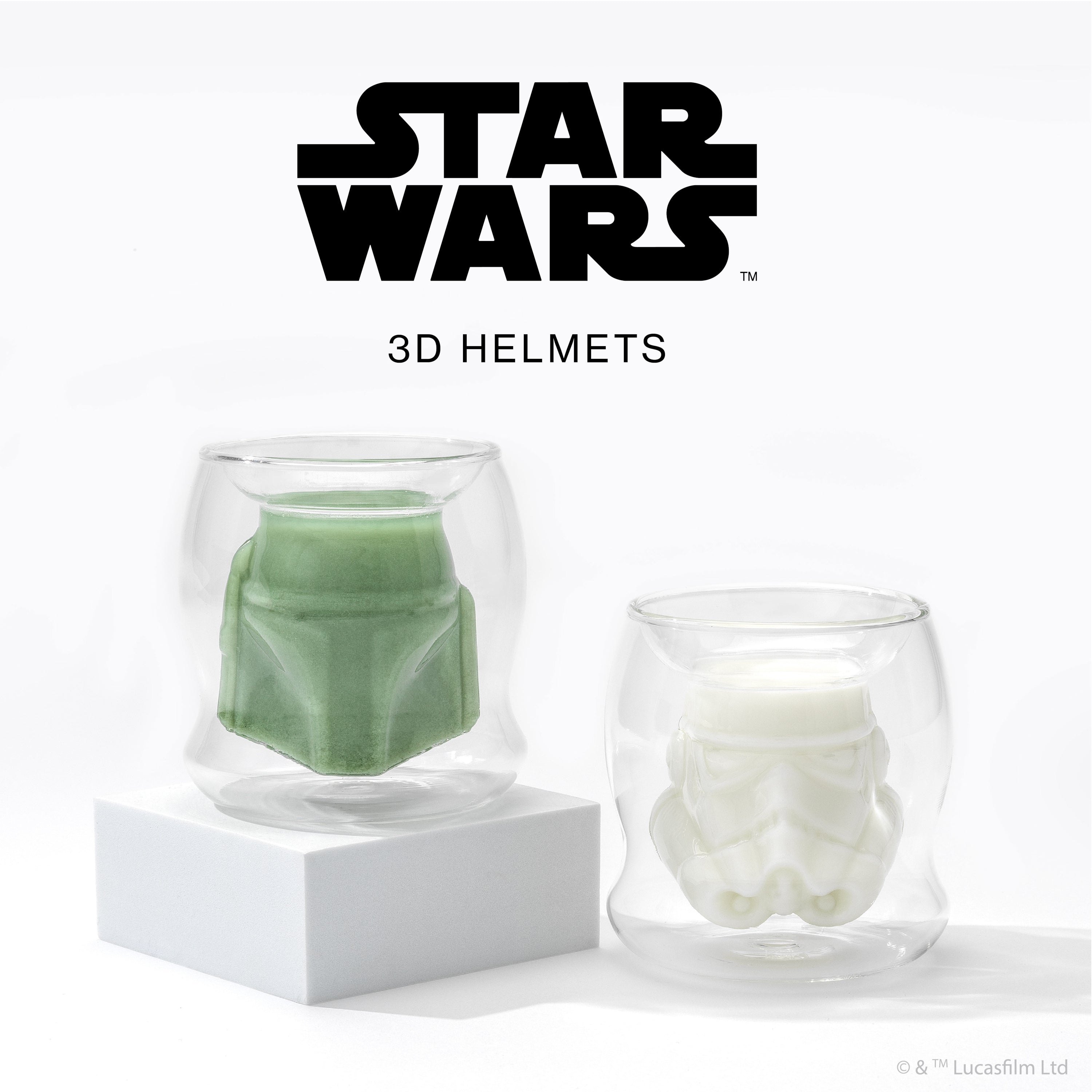 JoyJolt Star Wars Boba Fett 3D verre double paroi 20 cl x1