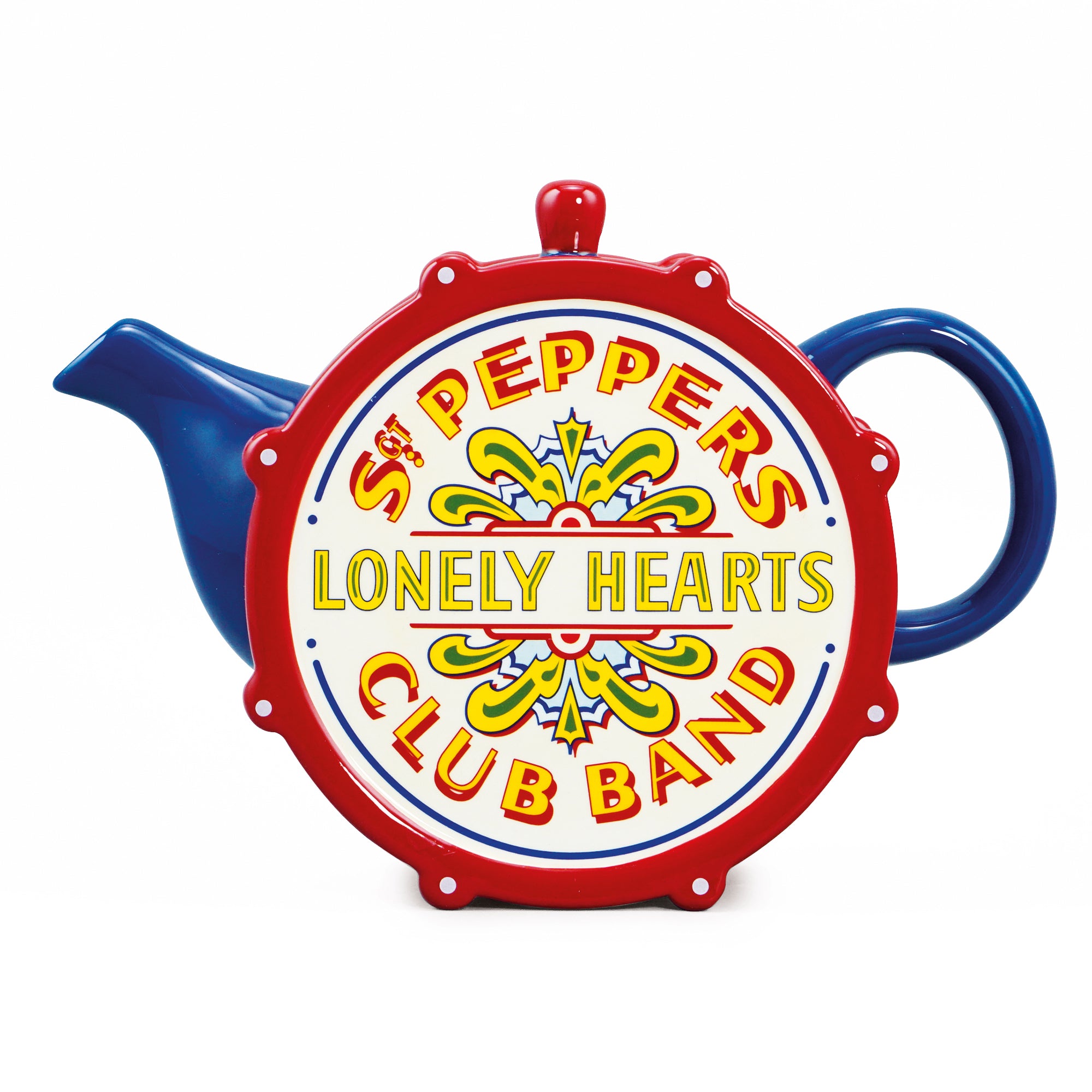 The Beatles Sgt. Pepper théière céramique tambour