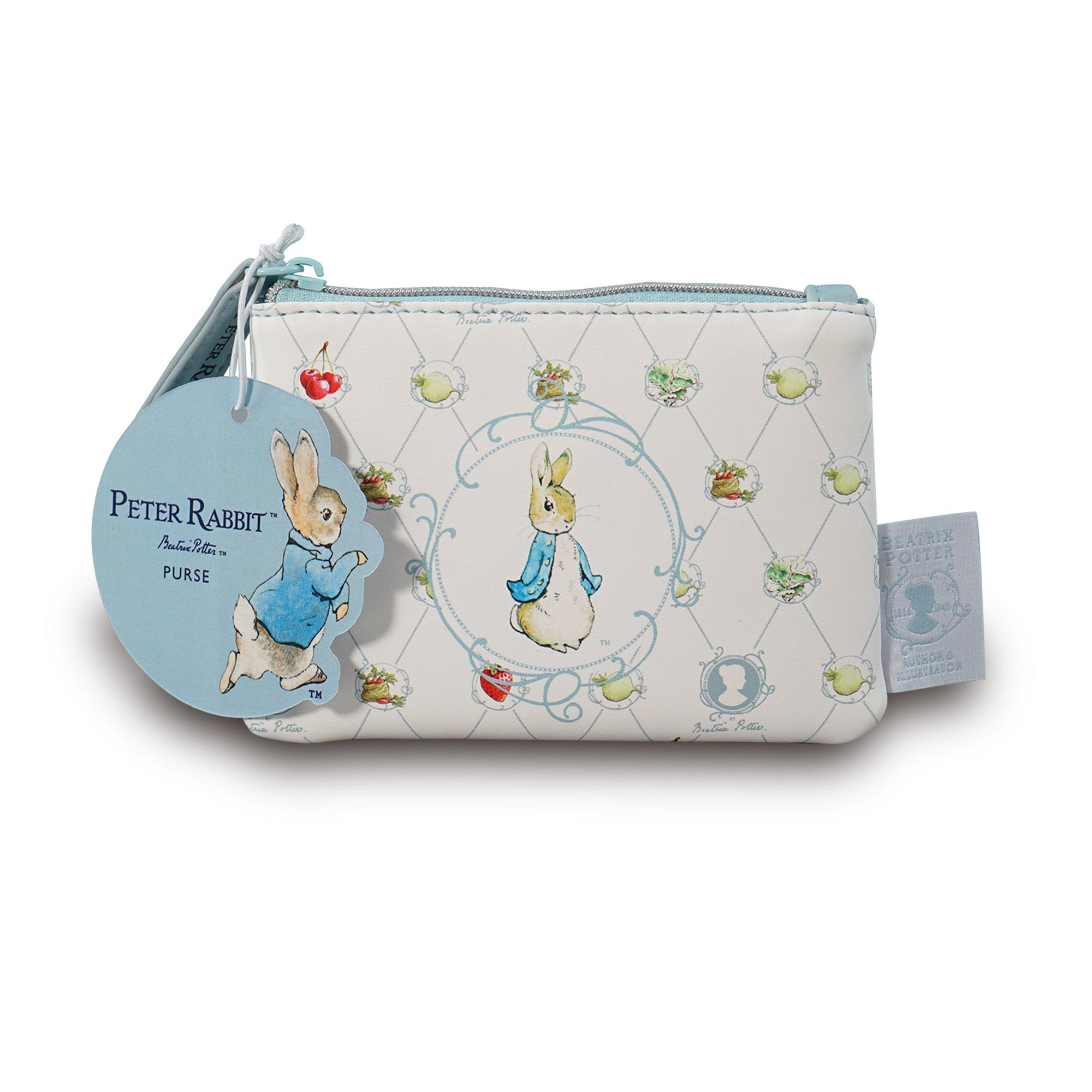 HMB Peter Rabbit porte-monnaie blanc 9x13 cm