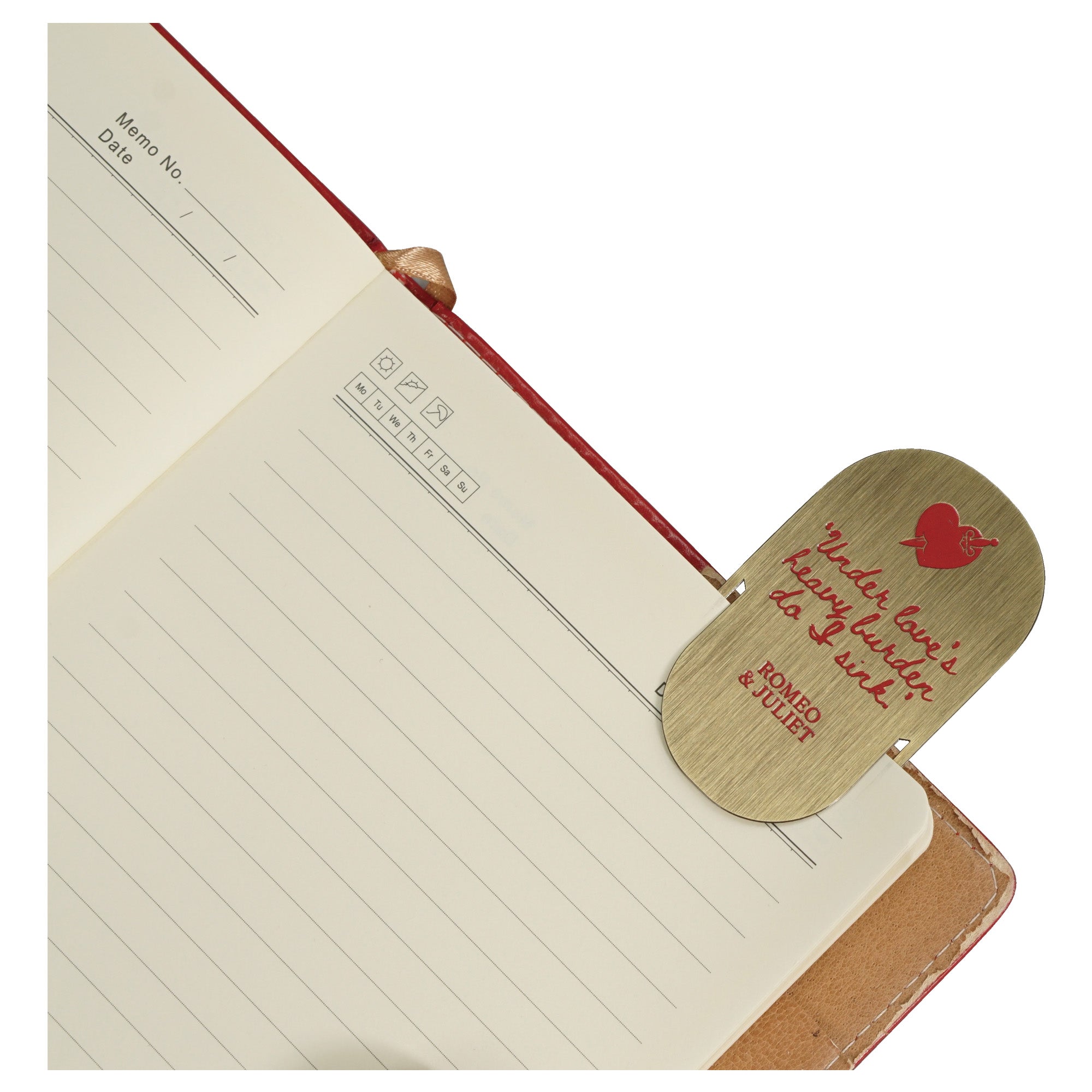 HMB Shakespeare Romeo & Juliet marque-page métal bronze