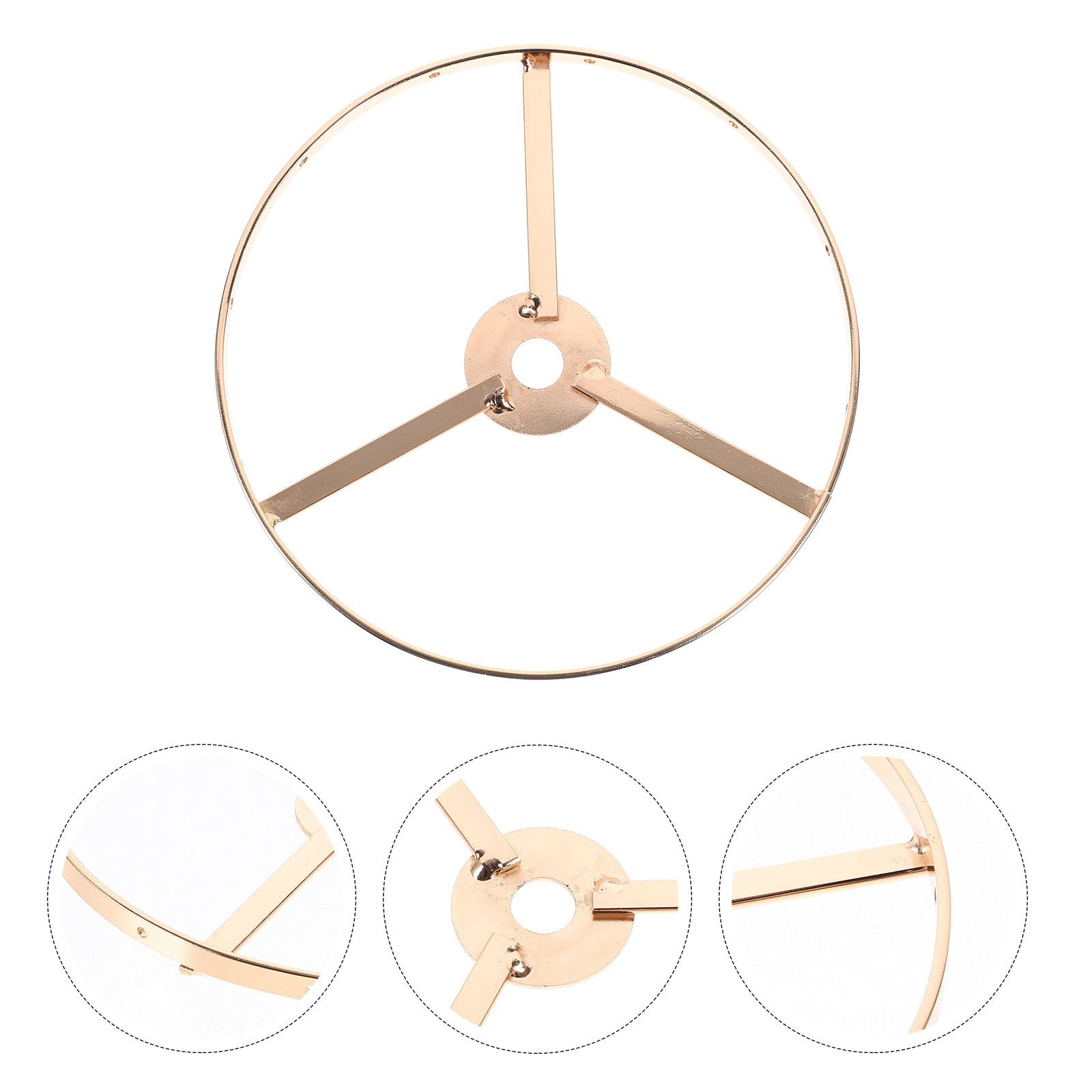 Alipis Anneau Support Abat-Jour Fer E27 13 cm