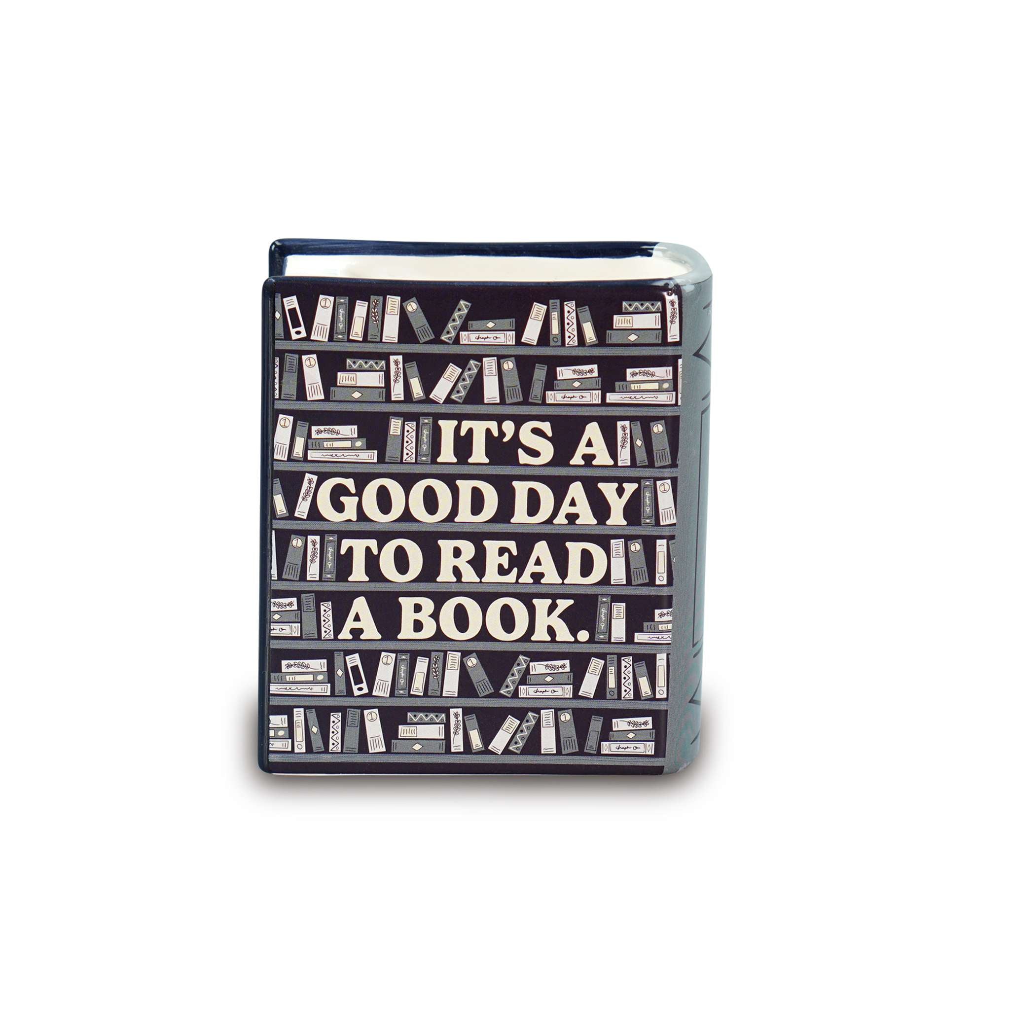 HMB Pulteney Press Good Day pot céramique bleu 10 cm