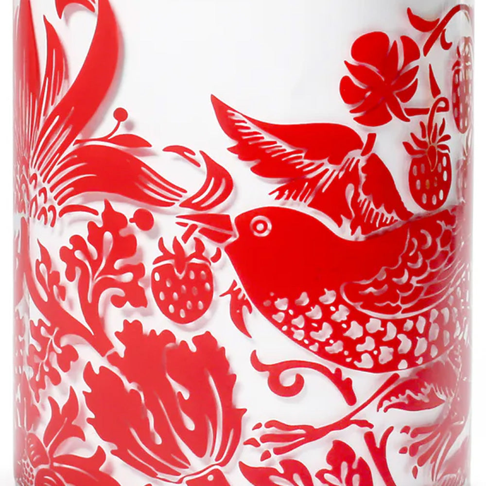 William Morris Strawberry Thief bocal verre 75 cl