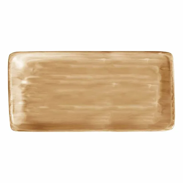 Artis Modern Rustic Ceramica assiette rectangulaire sable 30x15cm