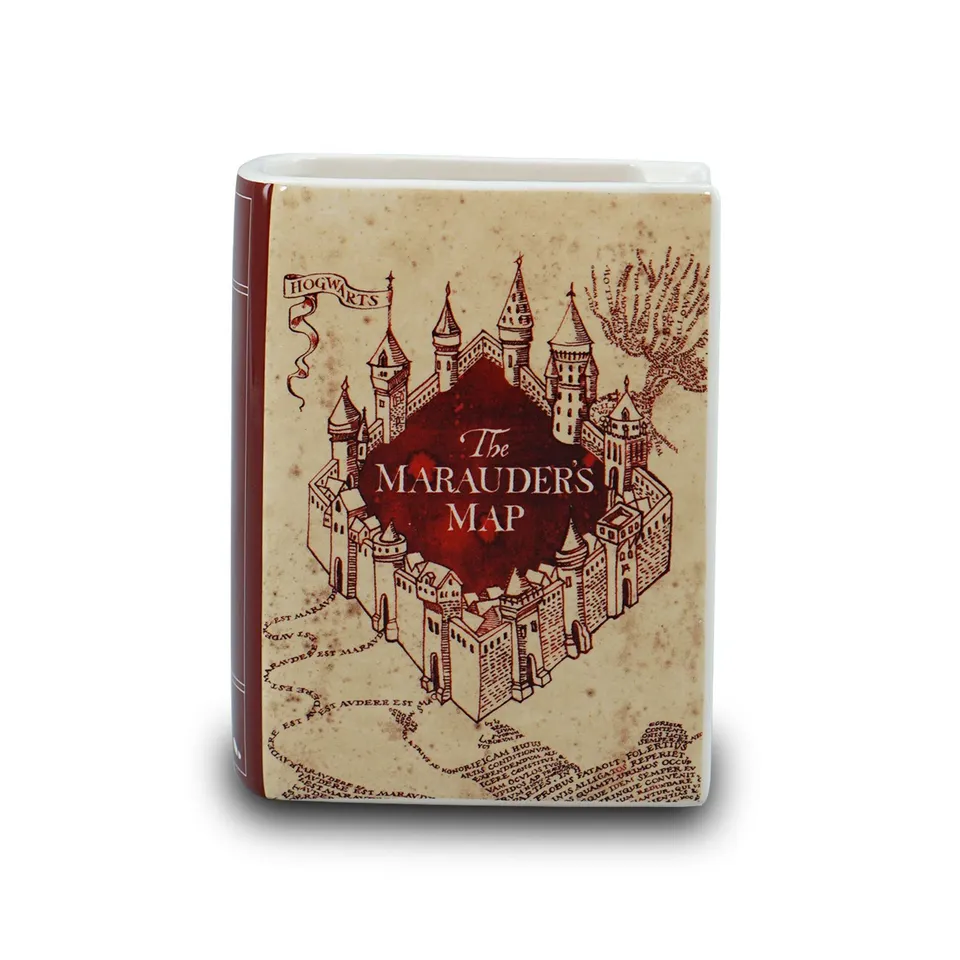 Harry Potter Carte du Maraudeur pot livre céramique 14 cm
