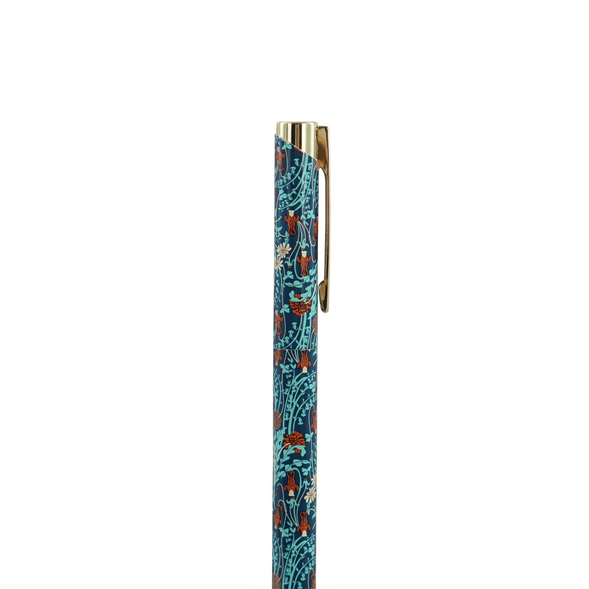 HMB Arts & Crafts Walter Crane stylo métal vert Meadow Flowers