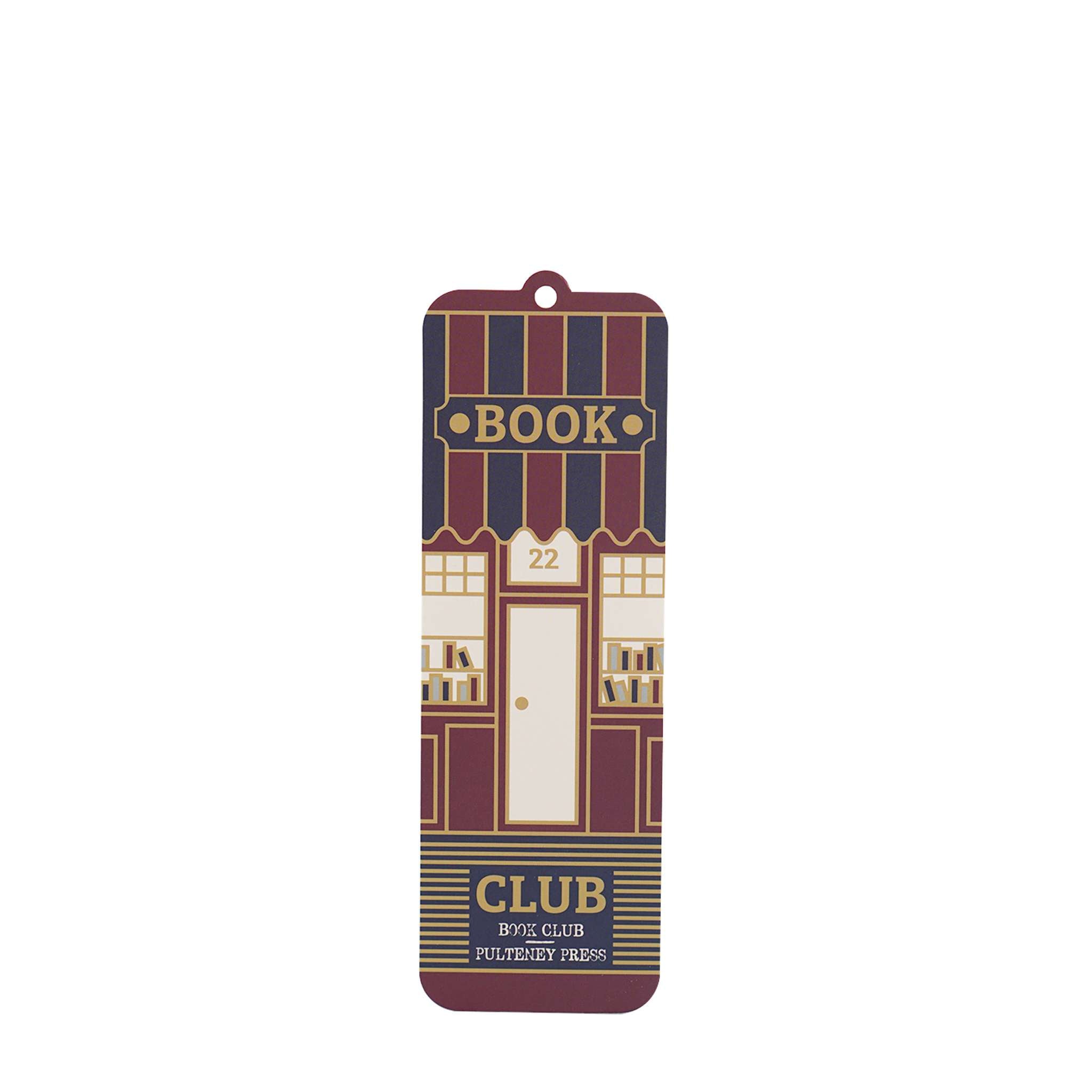 Pulteney Press Book Club marque-page papier bleu