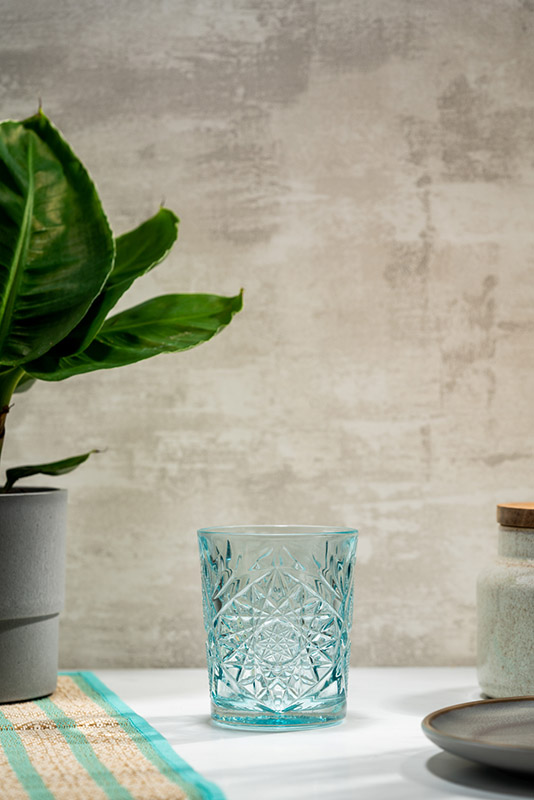 Artis ICON verre whisky bleu ciel 35,5 cl fond épais
