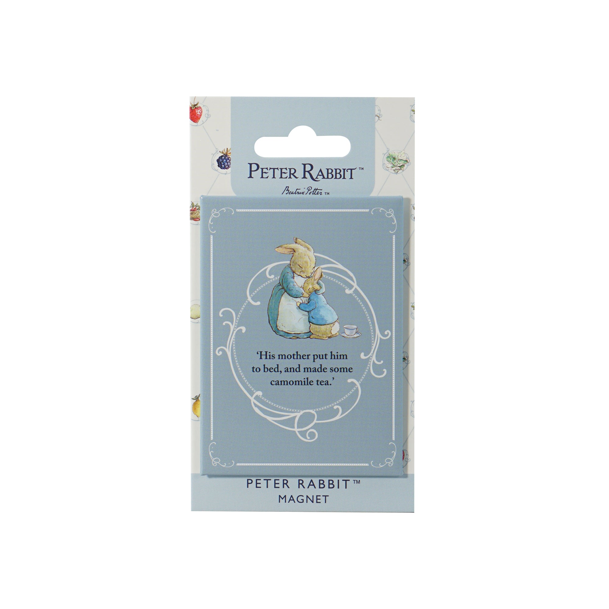 HMB Pierre Lapin magnet aimant étreinte bleue