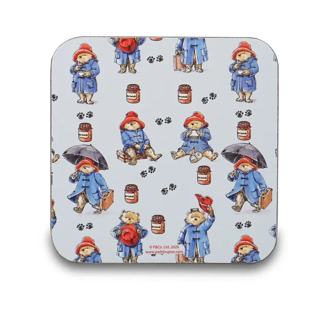 Paddington Repeat dessous de verre blanc 10 cm