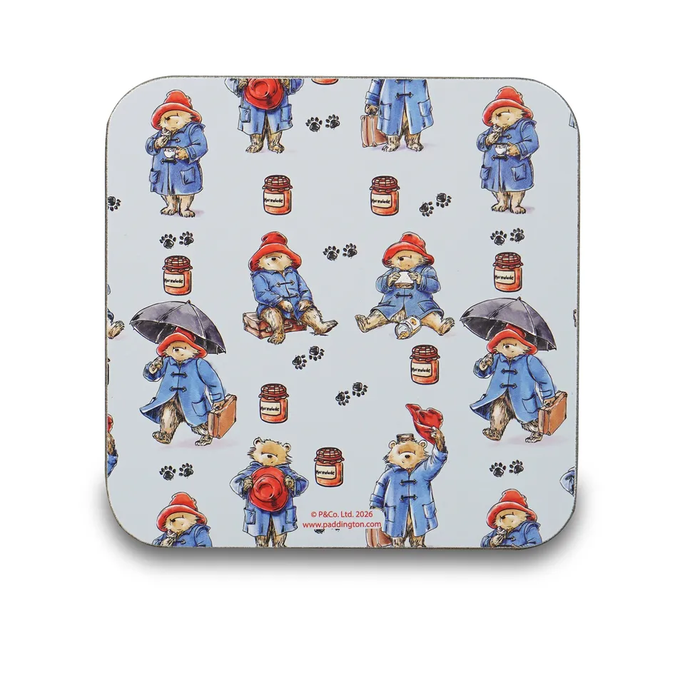 Paddington Repeat dessous de verre blanc 10 cm