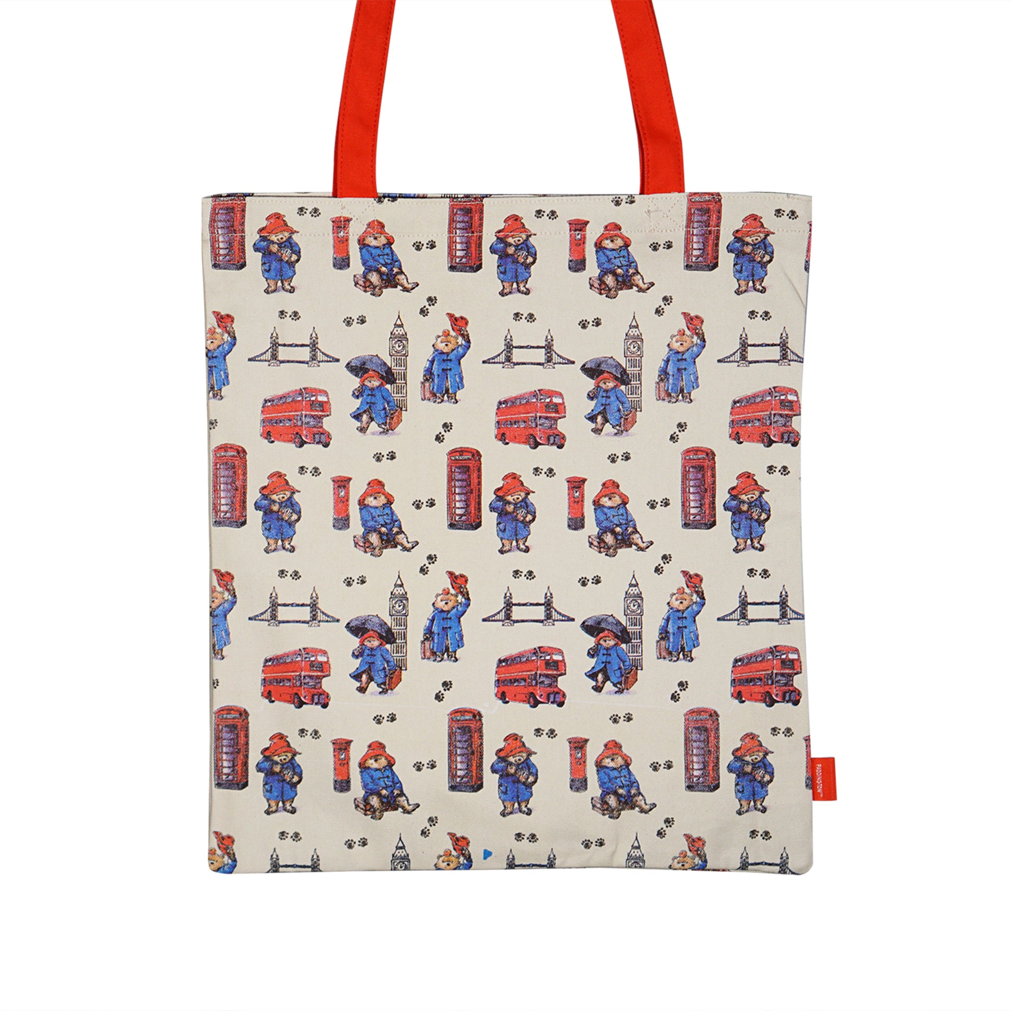 Paddington London cabas coton recyclé blanc réutilisable
