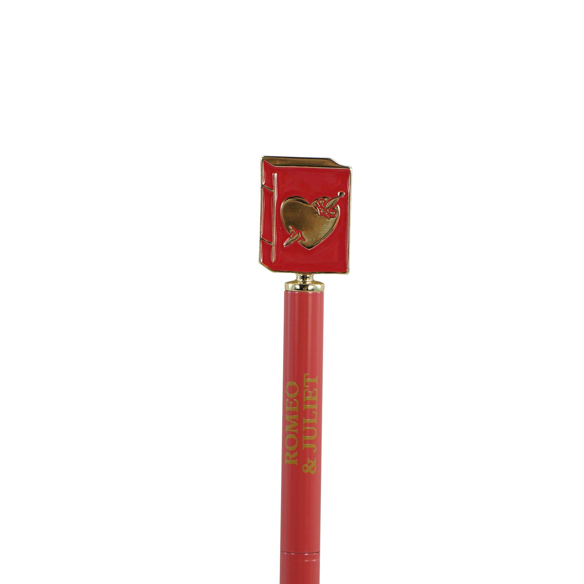 Shakespeare Romeo & Juliet stylo métal rouge