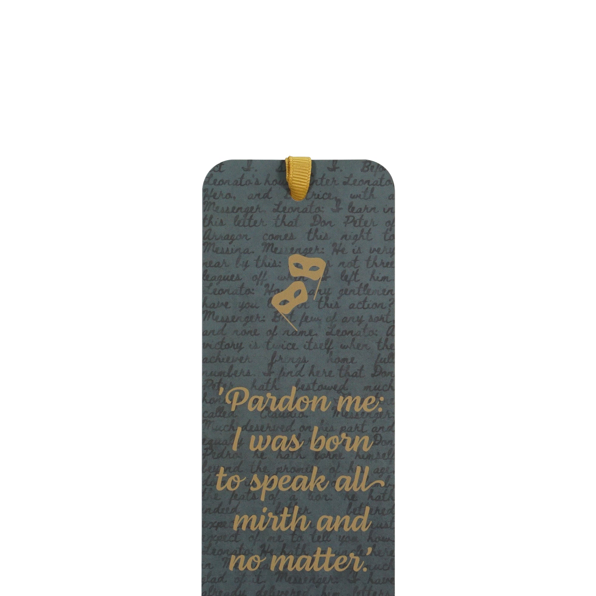 HMB Shakespeare Much Ado About Nothing marque-page noir 18 cm