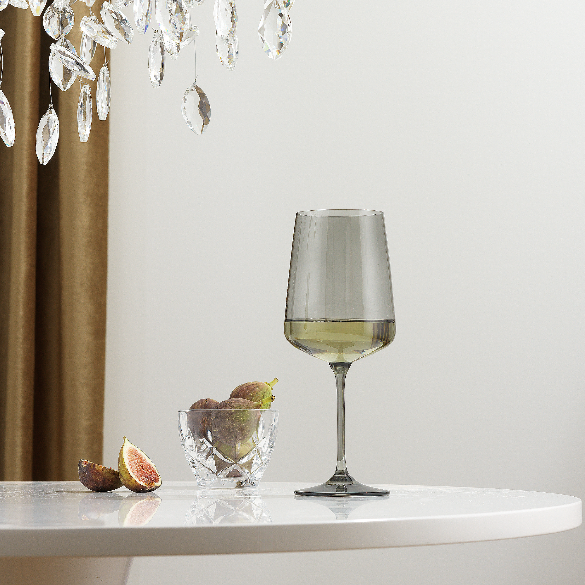 JoyJolt Sidney set 16 verres à vin fumé cristal
