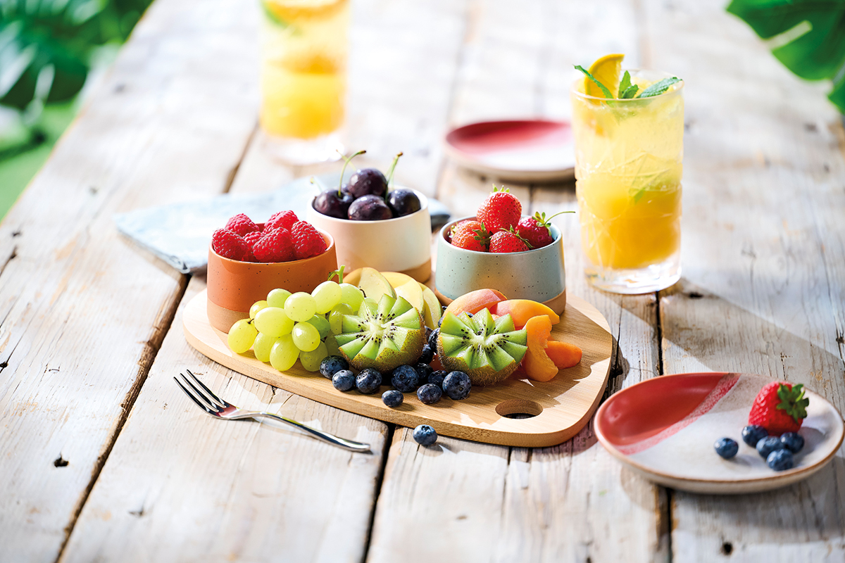 Artis Tapas set apéro planche bambou 3 bols