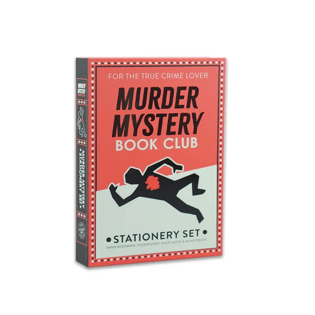 Pulteney Press Murder Mystery Book Club coffret papeterie