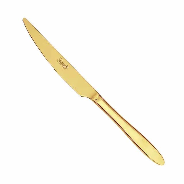 Artis Fast PVD Gold couteau de table 23 cm doré