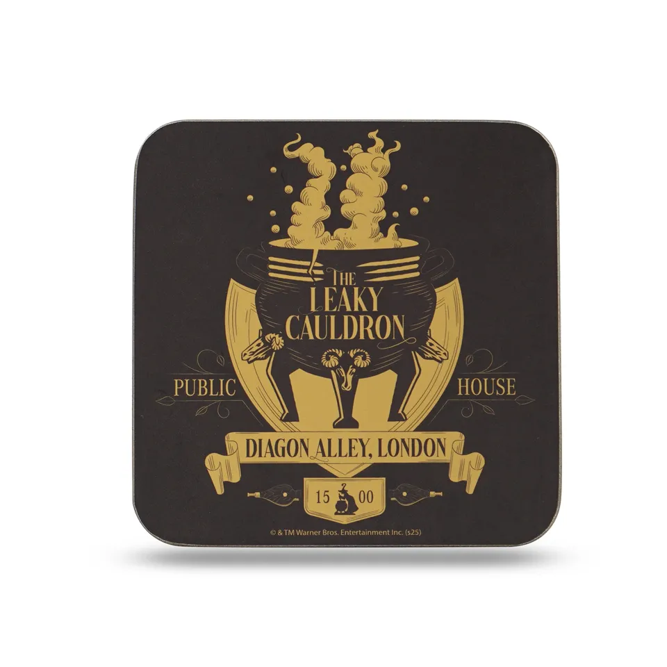 Harry Potter Leaky Cauldron sous-verre 10 cm noir liège