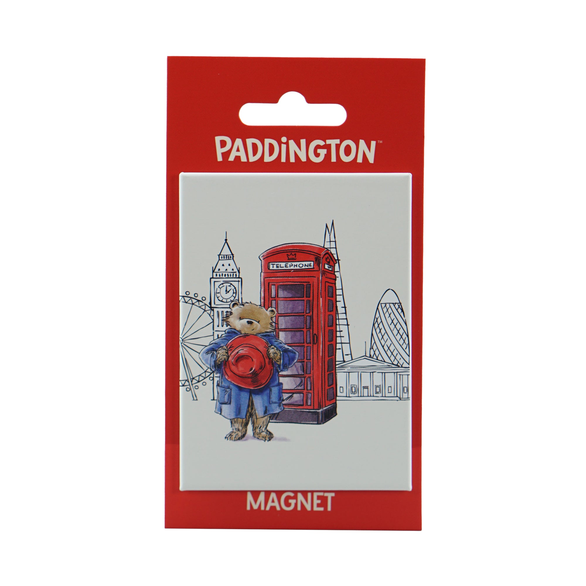 Paddington Telephone Box magnet métal 7 x 13 cm