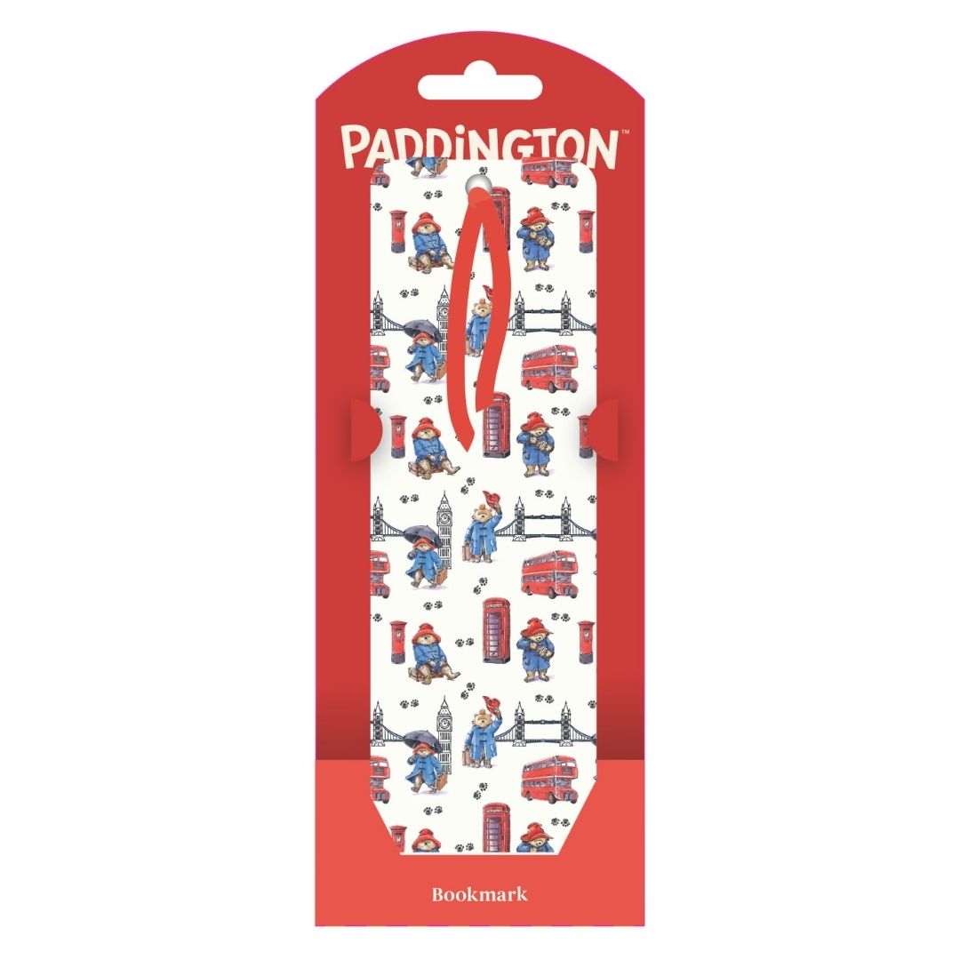 Paddington London marque-page papier blanc 18 cm
