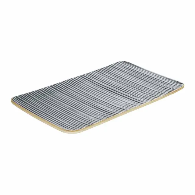 Artis Nara assiette ovale 30x18 cm grise