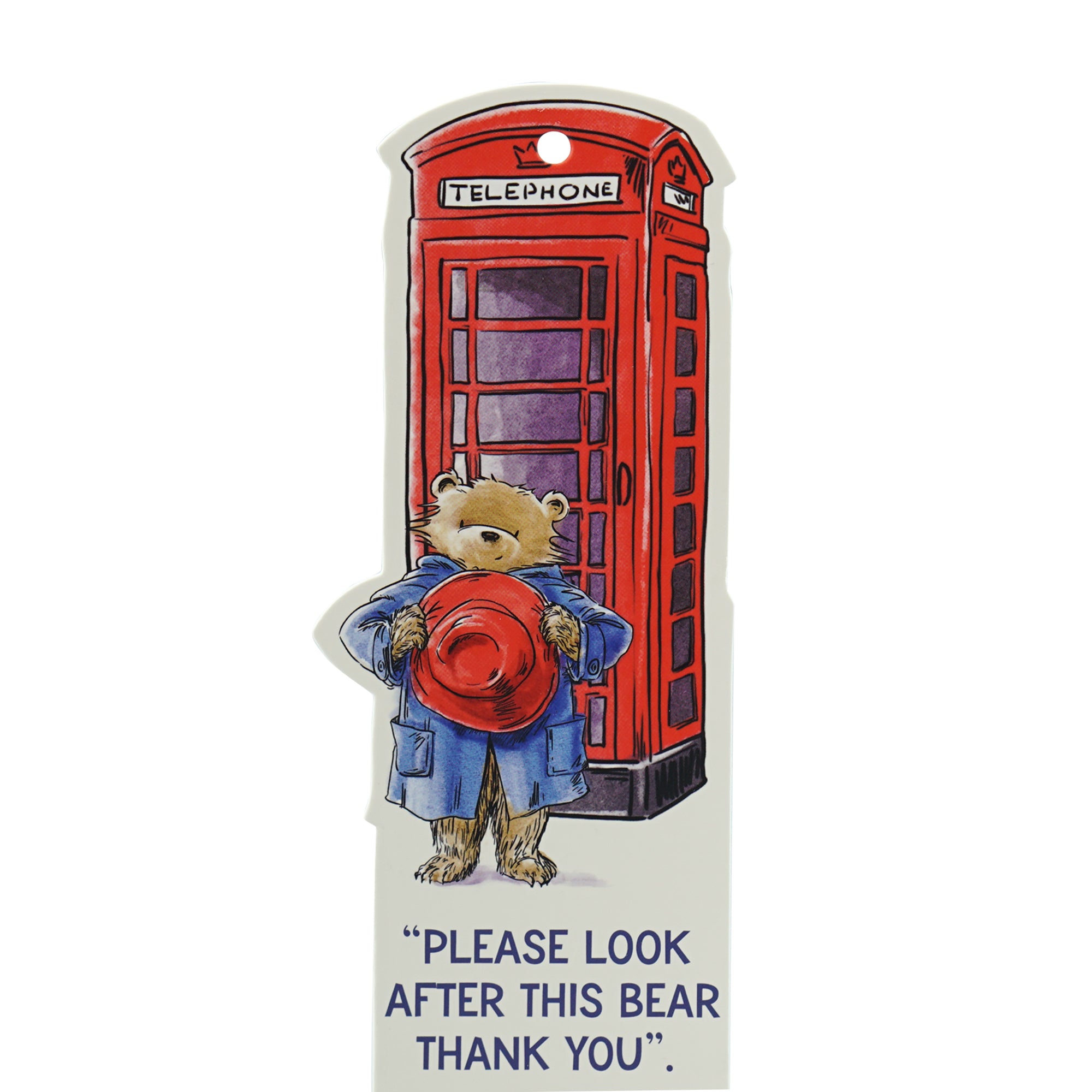 Paddington Bear marque-page cabine téléphonique 18 cm
