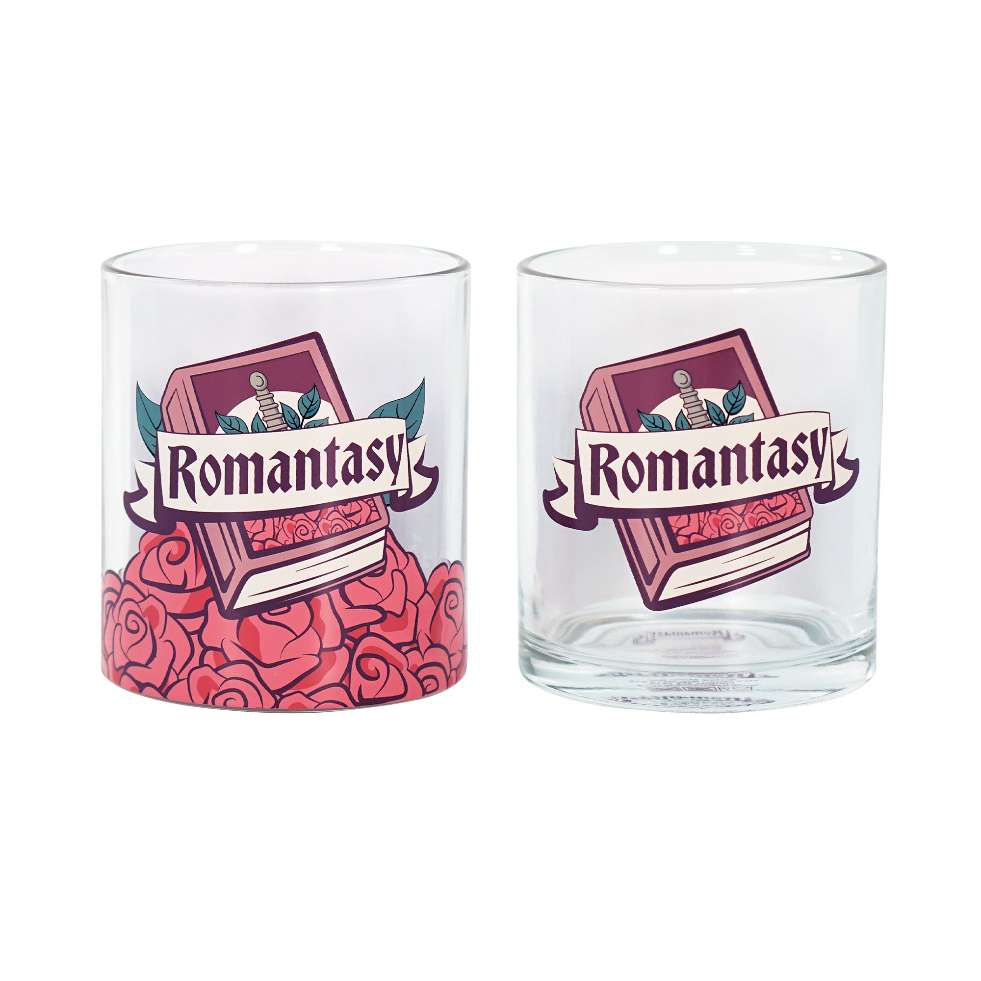 Pulteney Romantasy lot 2 verres tumbler 30 cl violet