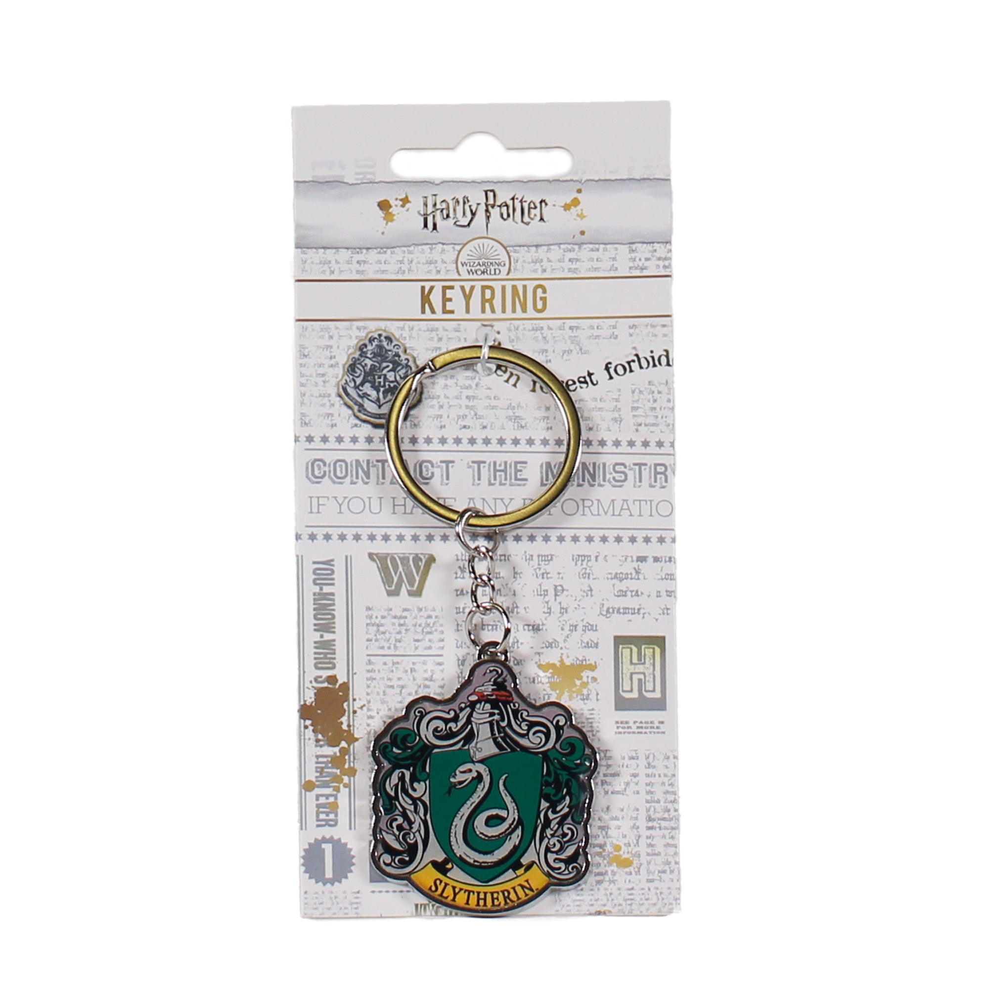 HMB Harry Potter Slytherin porte-clés métal émail vert