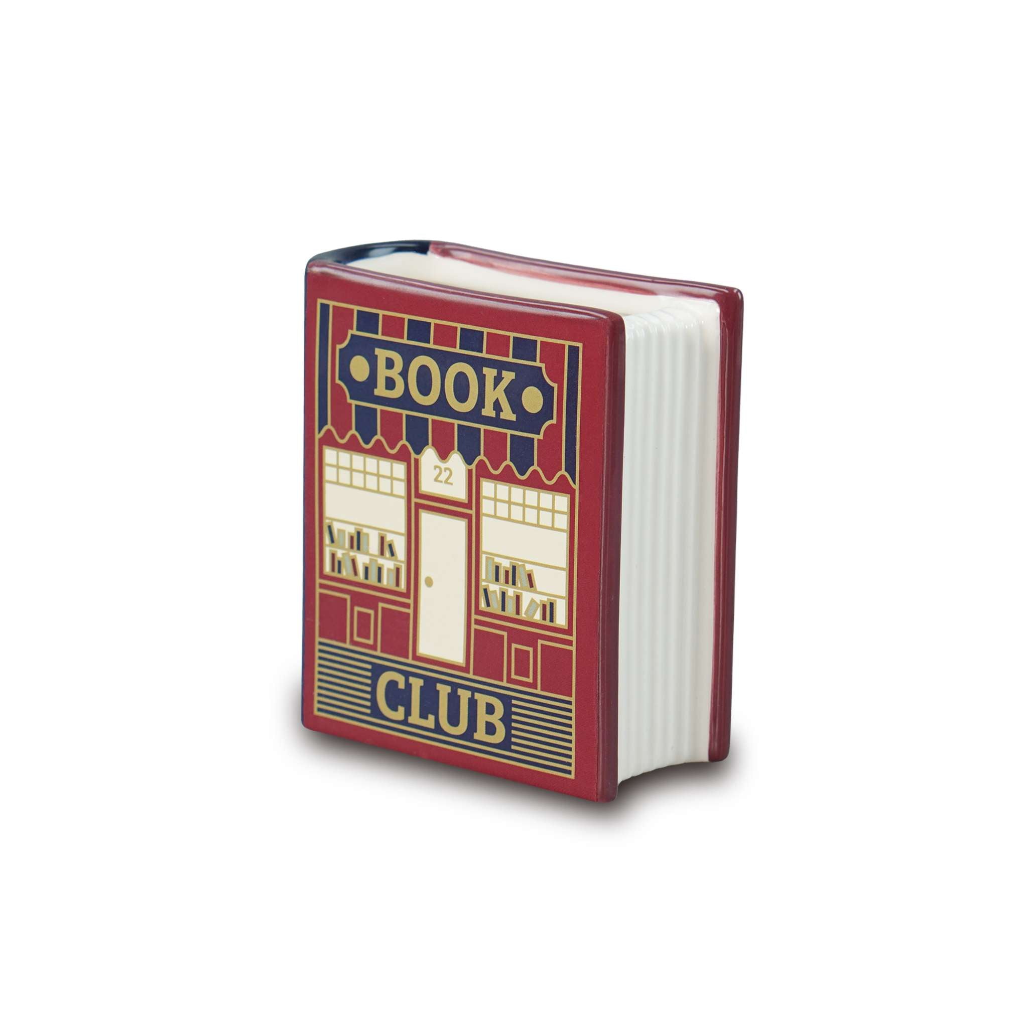 HMB Pulteney Press Book Club Book Pot pot céramique 10 cm rouge