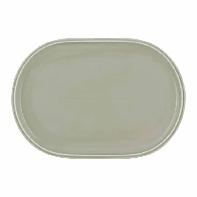 Artis Shiro Assiette ovale 30x19 cm émail