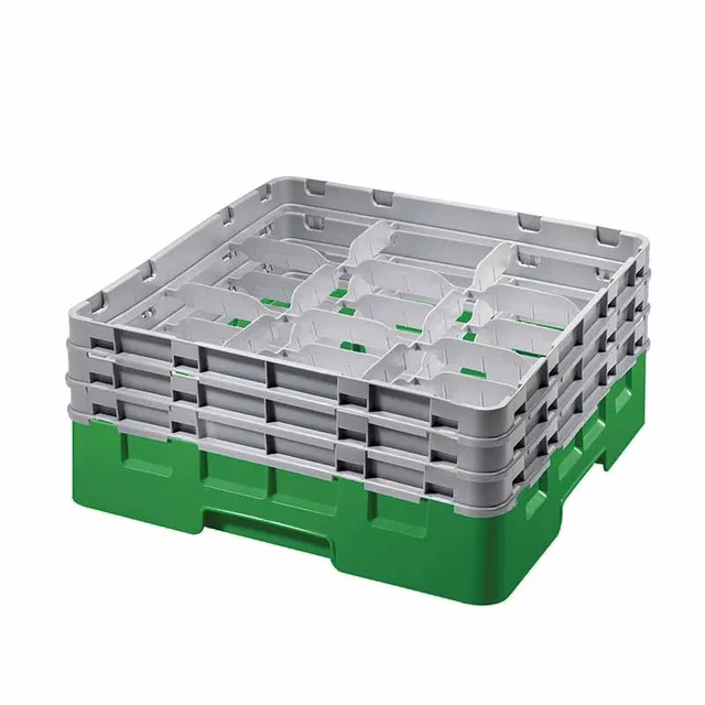 Artis 09E3 GoldPlas 9Compartment + 3Extender plateau vert